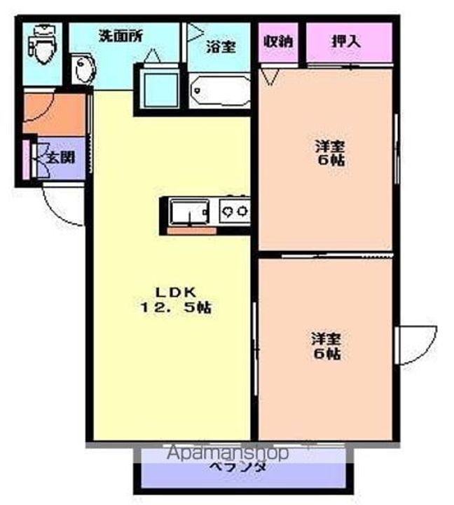 アドレ・シャンブルF202の間取り