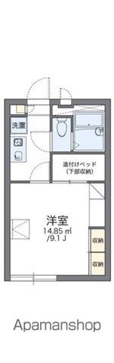 レオパレス甚目寺1107の間取り