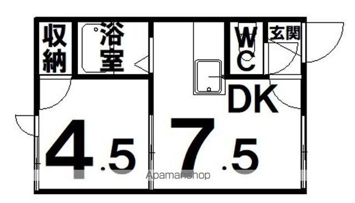 リバーサイド北都の間取り