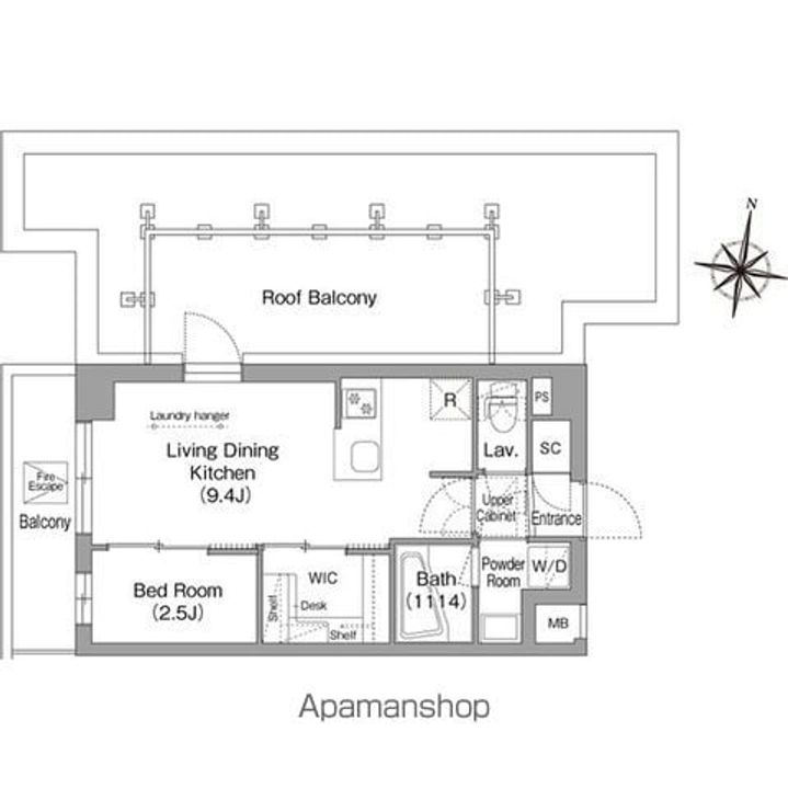 コンフォリア南品川の間取り