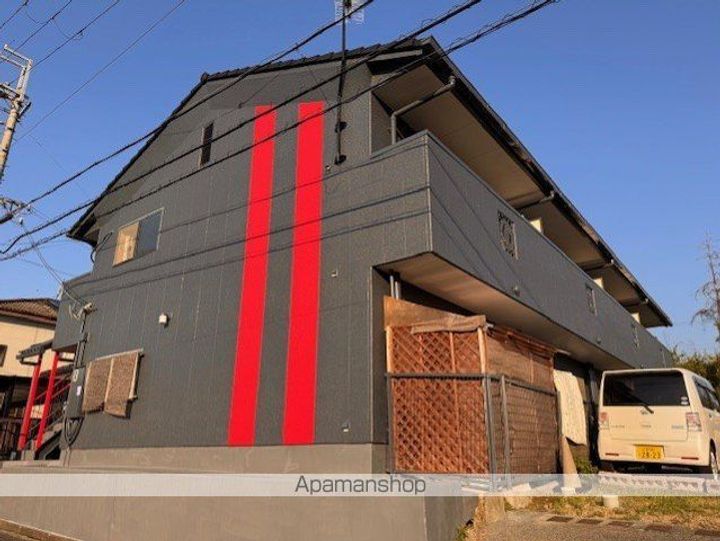 滋賀県蒲生郡日野町大字山本の賃貸アパートの外観