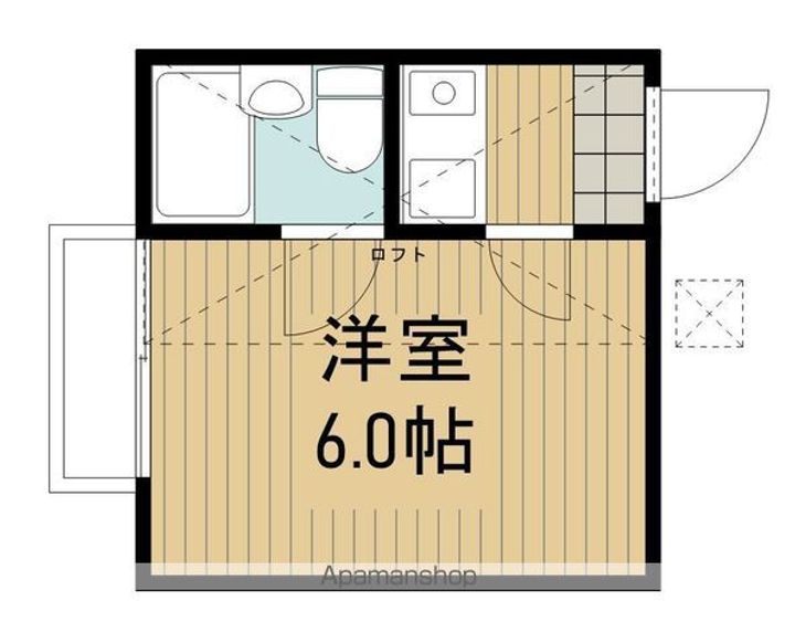ハイツ寿Ⅱ101の間取り