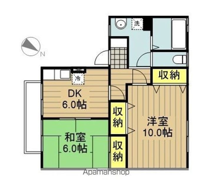 オイコス 参番館の間取り