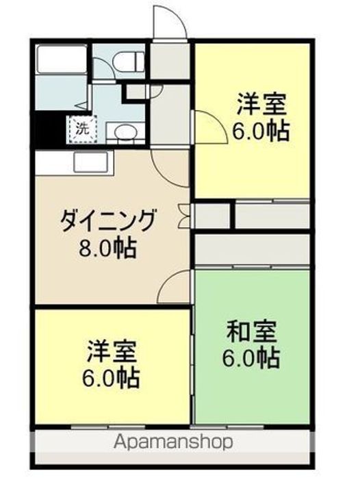 リベラルフクダⅢの間取り