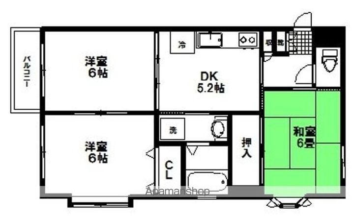 シュトラール弐番館101の間取り