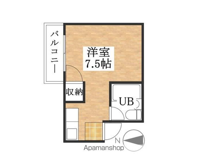 コーポラスイトウ301の間取り