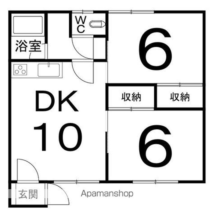 松本マンション2の間取り