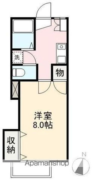 メゾンセレーノ201の間取り