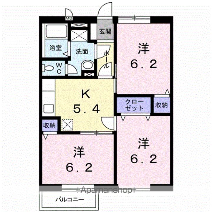 プリベイルの間取り