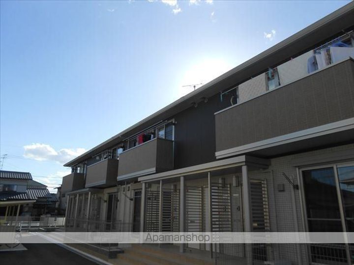 岡山県岡山市北区東花尻の賃貸アパートの外観