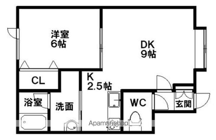OAKⅦ203の間取り