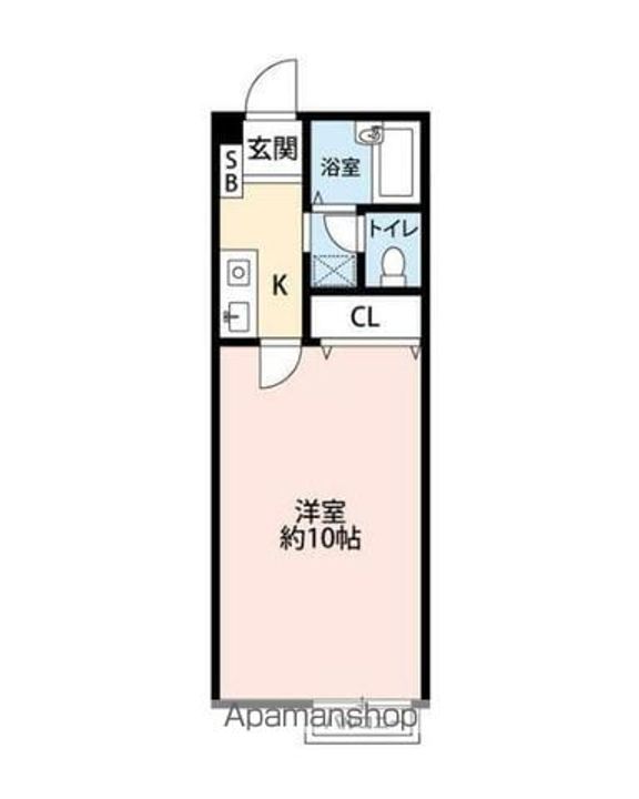 フォブール土居宮の間取り