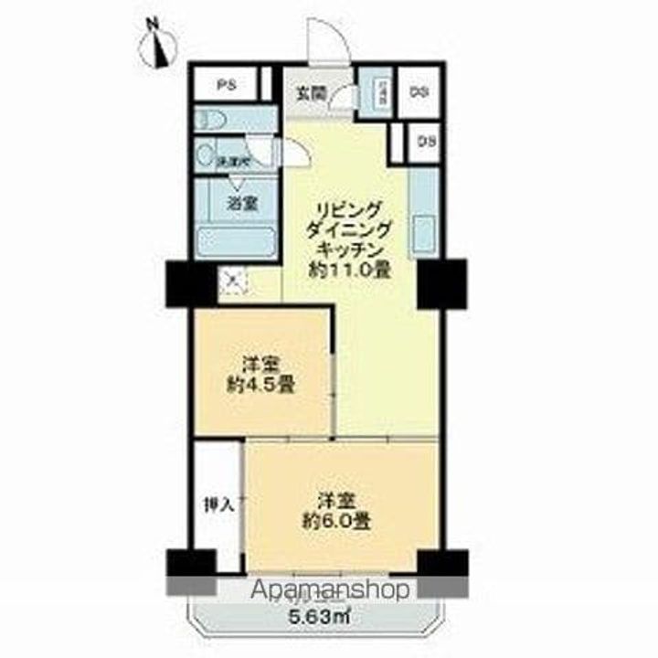 ライオンズマンションちくさ603の間取り