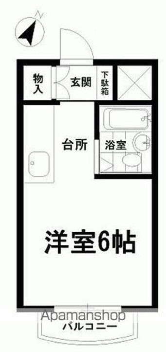 シャトーキミ312の間取り