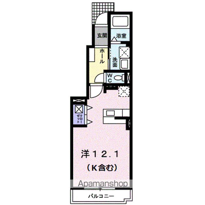 ハッピー大道タウン102の間取り