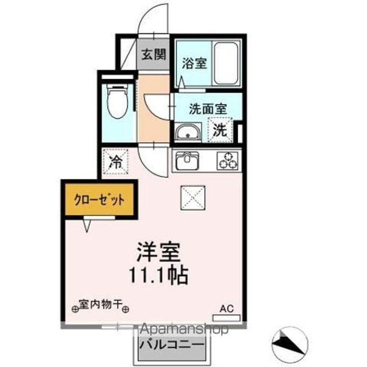 D−room鳥谷野の間取り