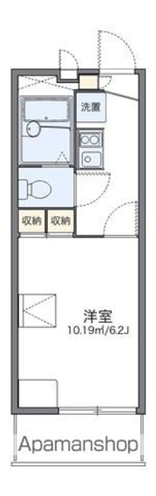 大阪府大阪市住吉区苅田6丁目の賃貸マンションの間取り