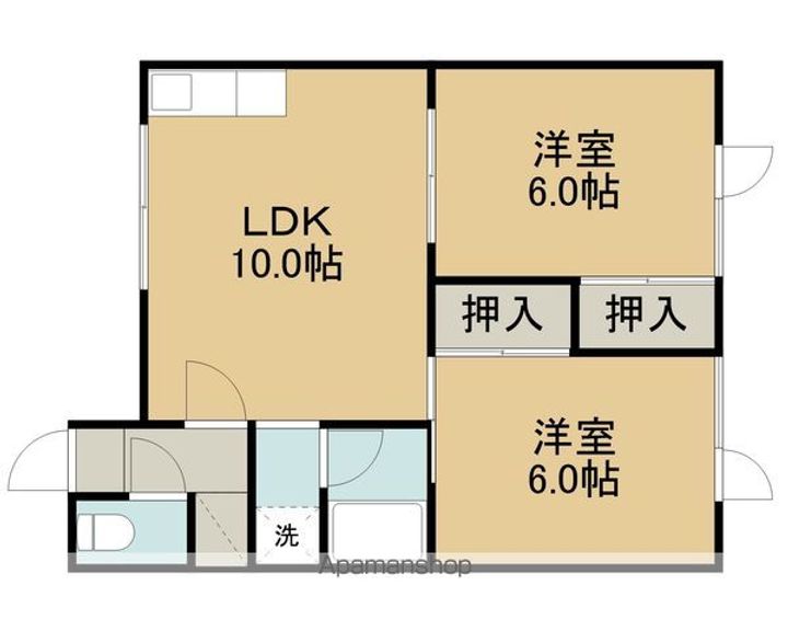 ロイヤルハイム青雲A101の間取り