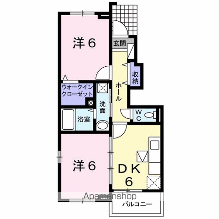 エテルノ デーア Aの間取り