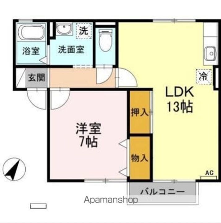 ベルエポック Aの間取り