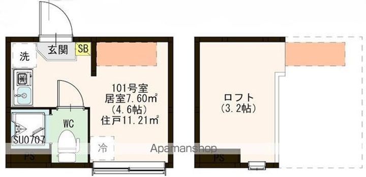 グランときわ台の間取り