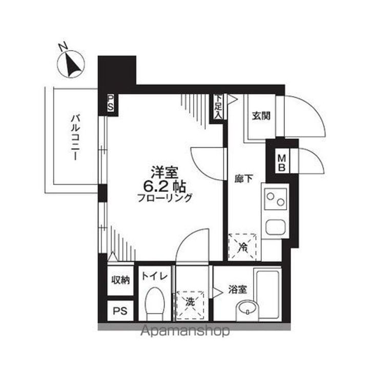 レキシントン・スクエア曙橋の間取り