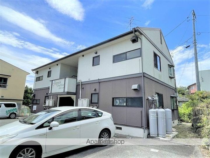 長野県飯田市大王路2丁目の賃貸アパートの外観