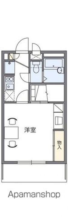 香川県高松市東山崎町の賃貸マンションの間取り