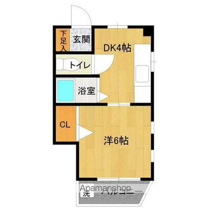 愛知県名古屋市北区八代町2丁目の賃貸マンションの間取り