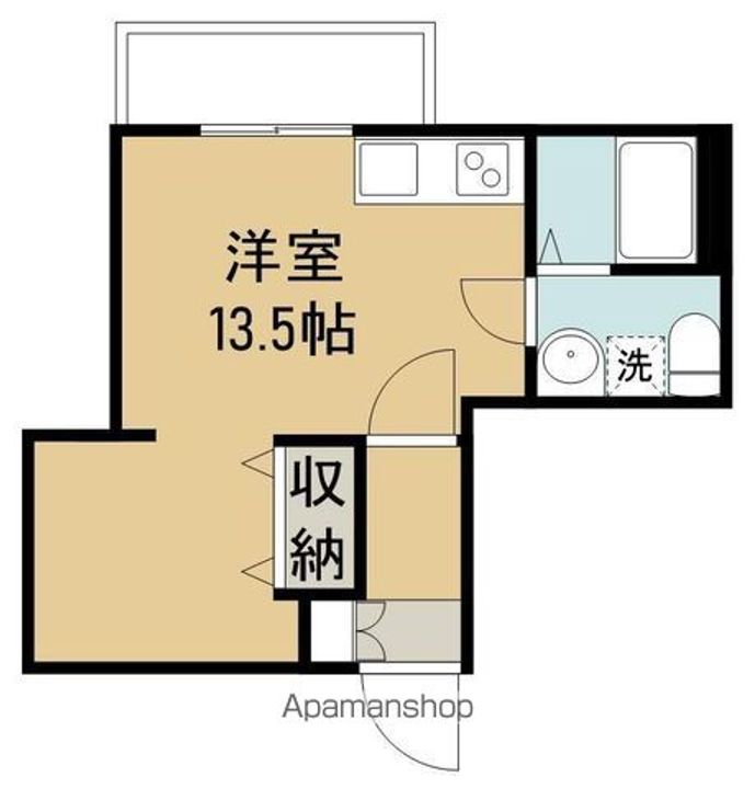 メリディアンなないろの里 伍番館の間取り