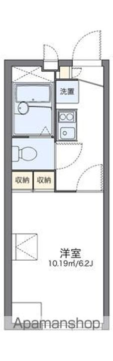 レオパレスワールド中和倉の間取り