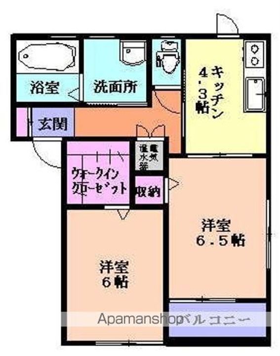 グランディール花泉壱番館の間取り