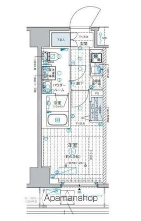 GENOVIA西横浜の間取り