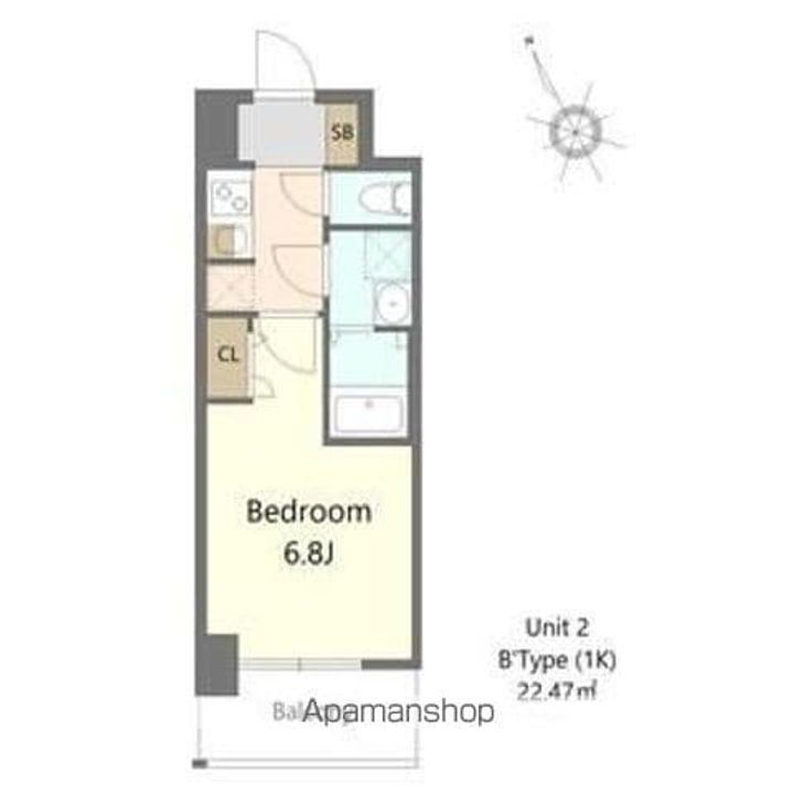 SーRESIDENCE堺浜寺BROAD502の間取り
