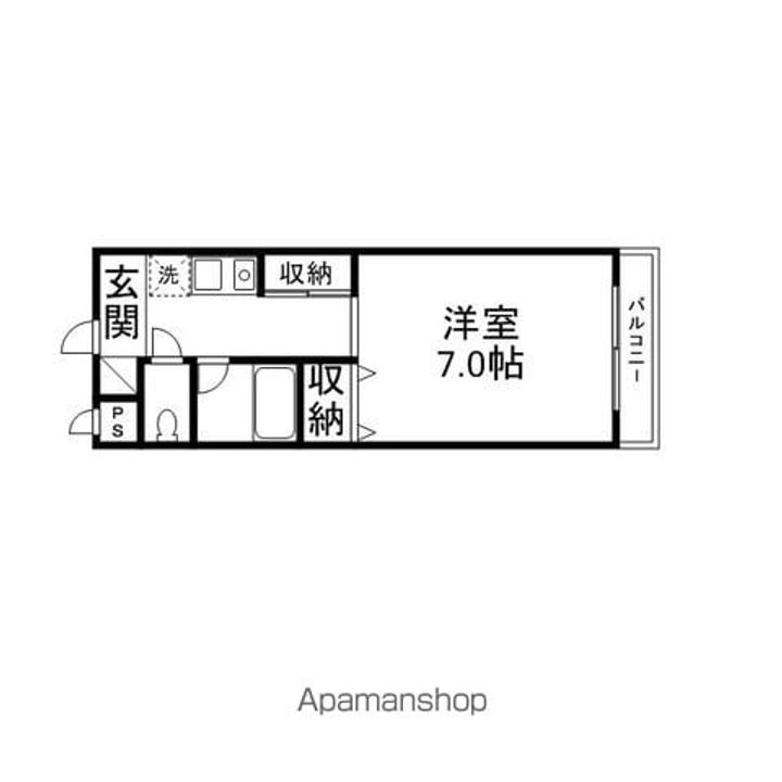 ハイツ若宮102の間取り