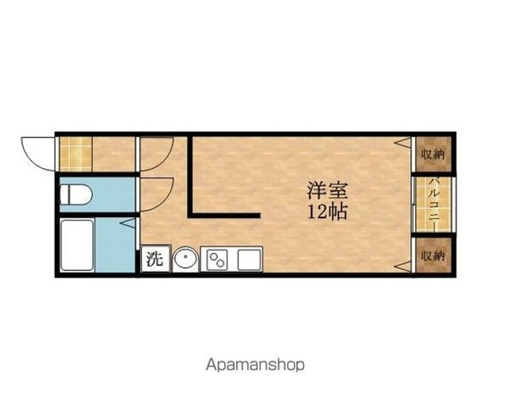 高殿マンション3C.の間取り