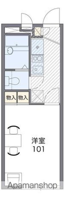 レオパレスサヴァー207の間取り