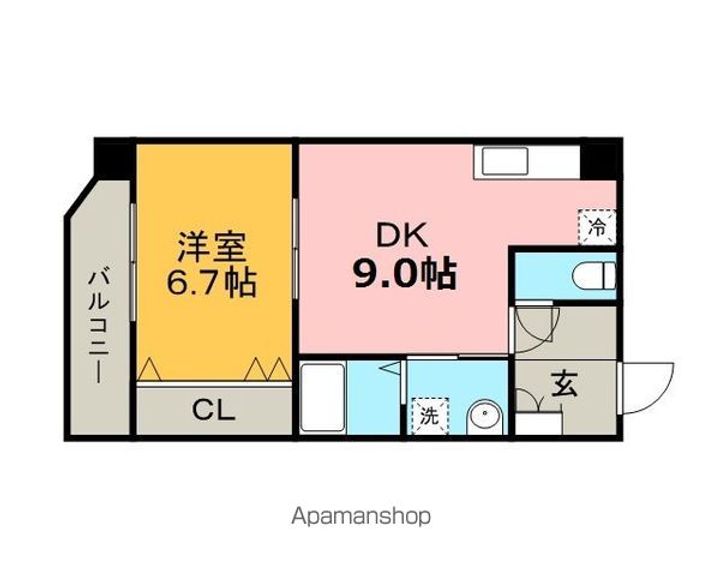ソレイユコート東町202の間取り