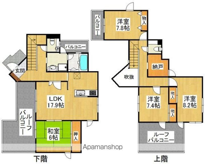 パロマヴィラ寺塚203号室の間取り