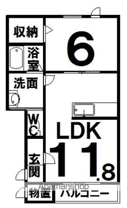 クレアトールAの間取り