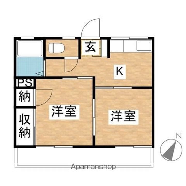 シティハイムグリーンヒルの間取り