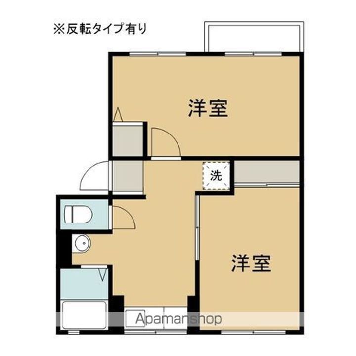 ヌーベル高松Ⅱ201の間取り