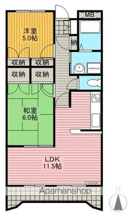 レジデンス名倉の間取り