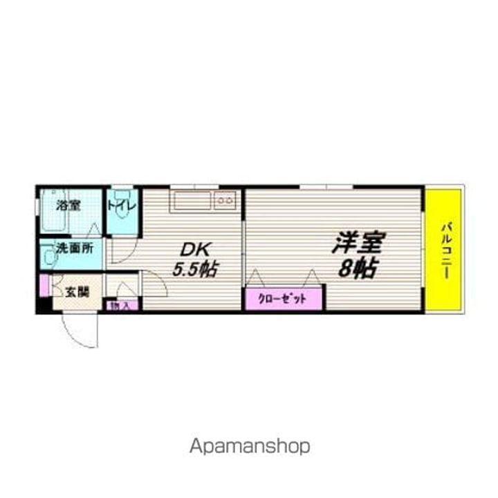 新栄プロパティー北野田Ⅱの間取り