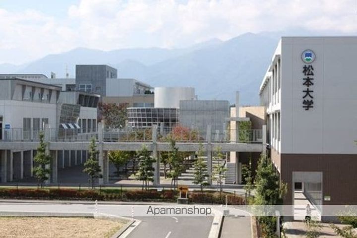 長野県松本市大字新村の賃貸アパートの周辺