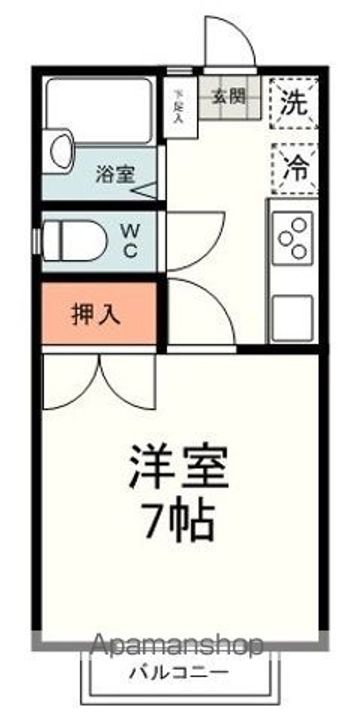 グレース草薙104の間取り