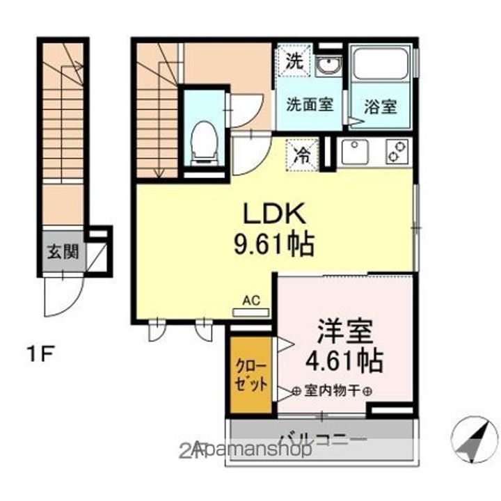 リビエラ Ⅱの間取り