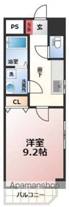 ENISHU己斐本町201号室の間取り