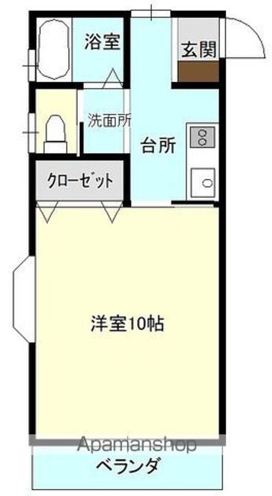 コーポみのり203の間取り