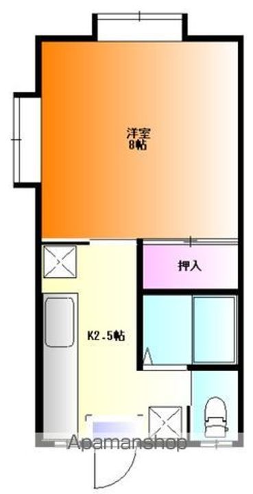 ハイツサンパーク201の間取り